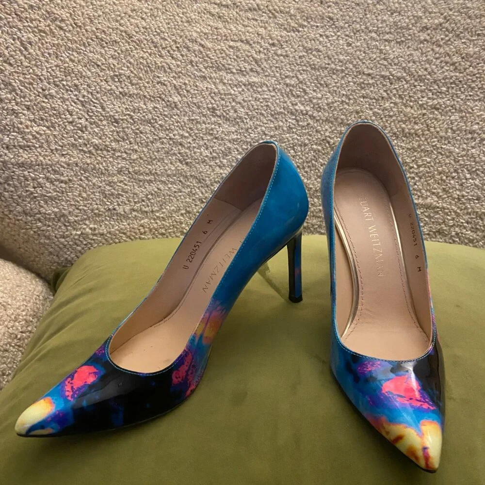 Stuart Weitzman Multicolor Pump - Picture 2 of 3